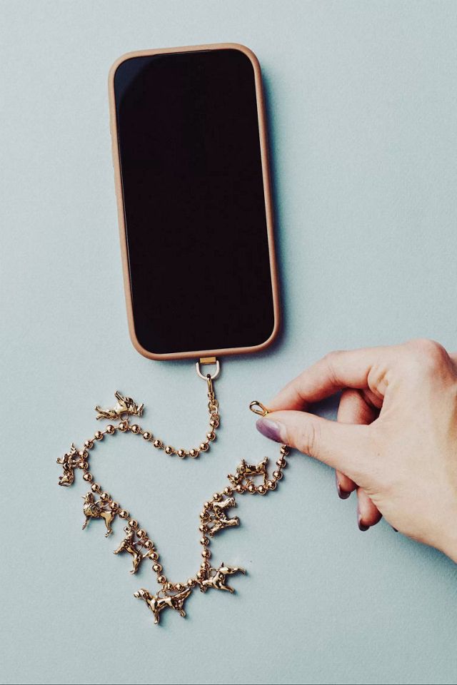 Solar Eclipse Hand-Painted Crossbody Phone Chain | Anthropologie