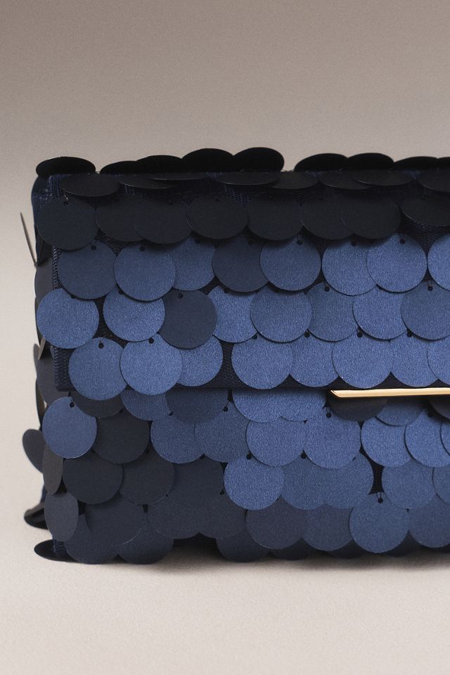 Jewel By Badgley Mischka Matte Sequin Clutch #1