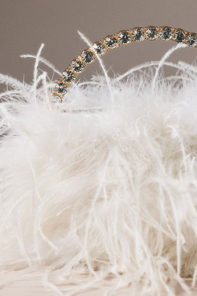 Badgley Mischka Crystal Feather Handbag #1