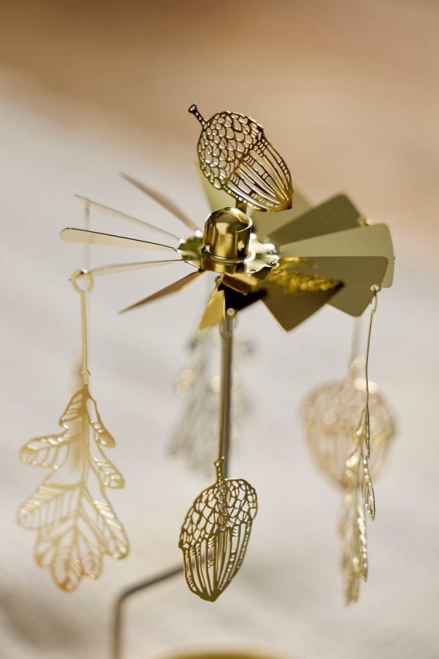 Rotary Candle, Acorn + Leaf #1