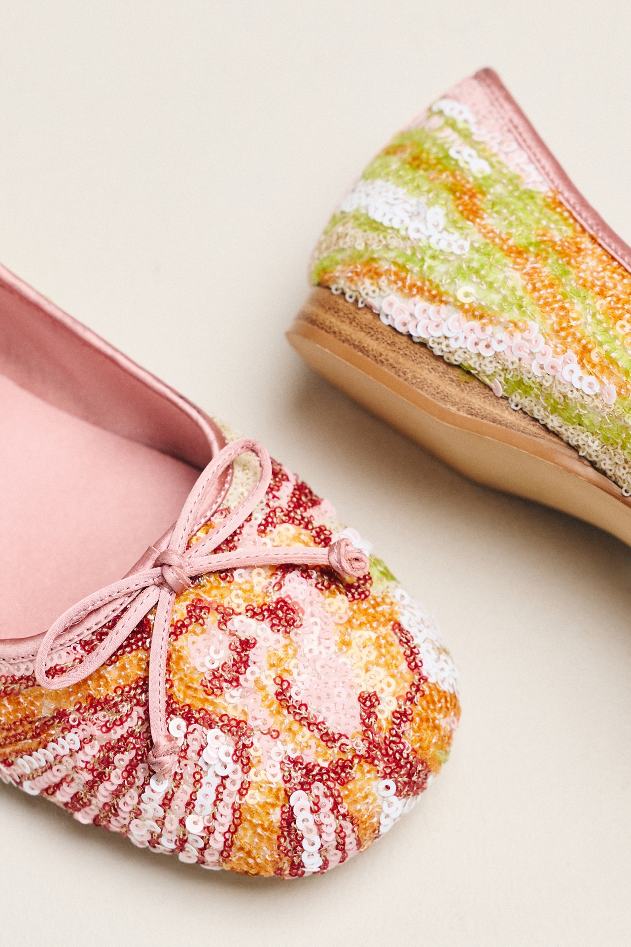 Jeffrey Campbell Kalli Sequin Ballet Flats