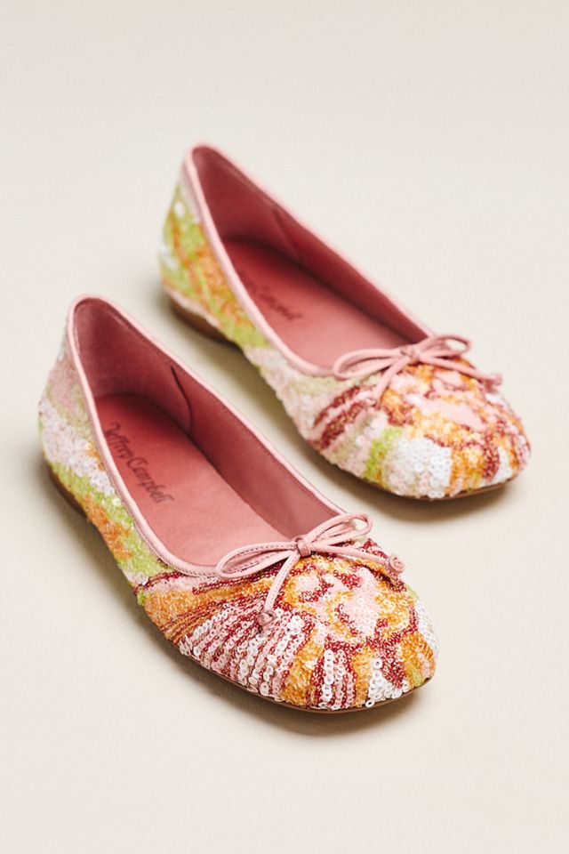 Jeffrey Campbell Kalli Sequin Ballet Flats | Anthropologie