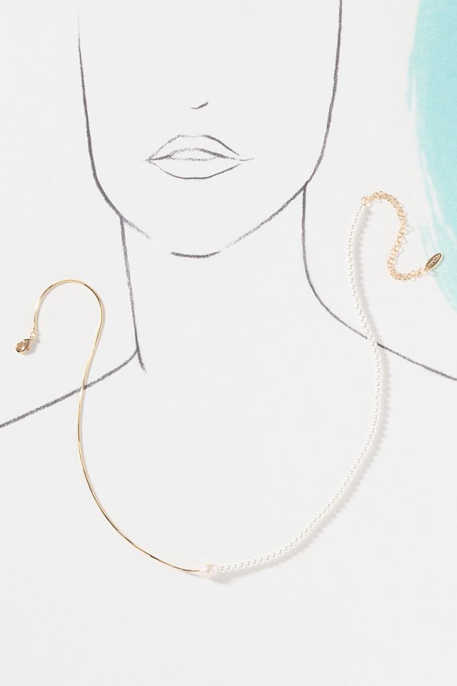 Pearl Duet Necklace #4