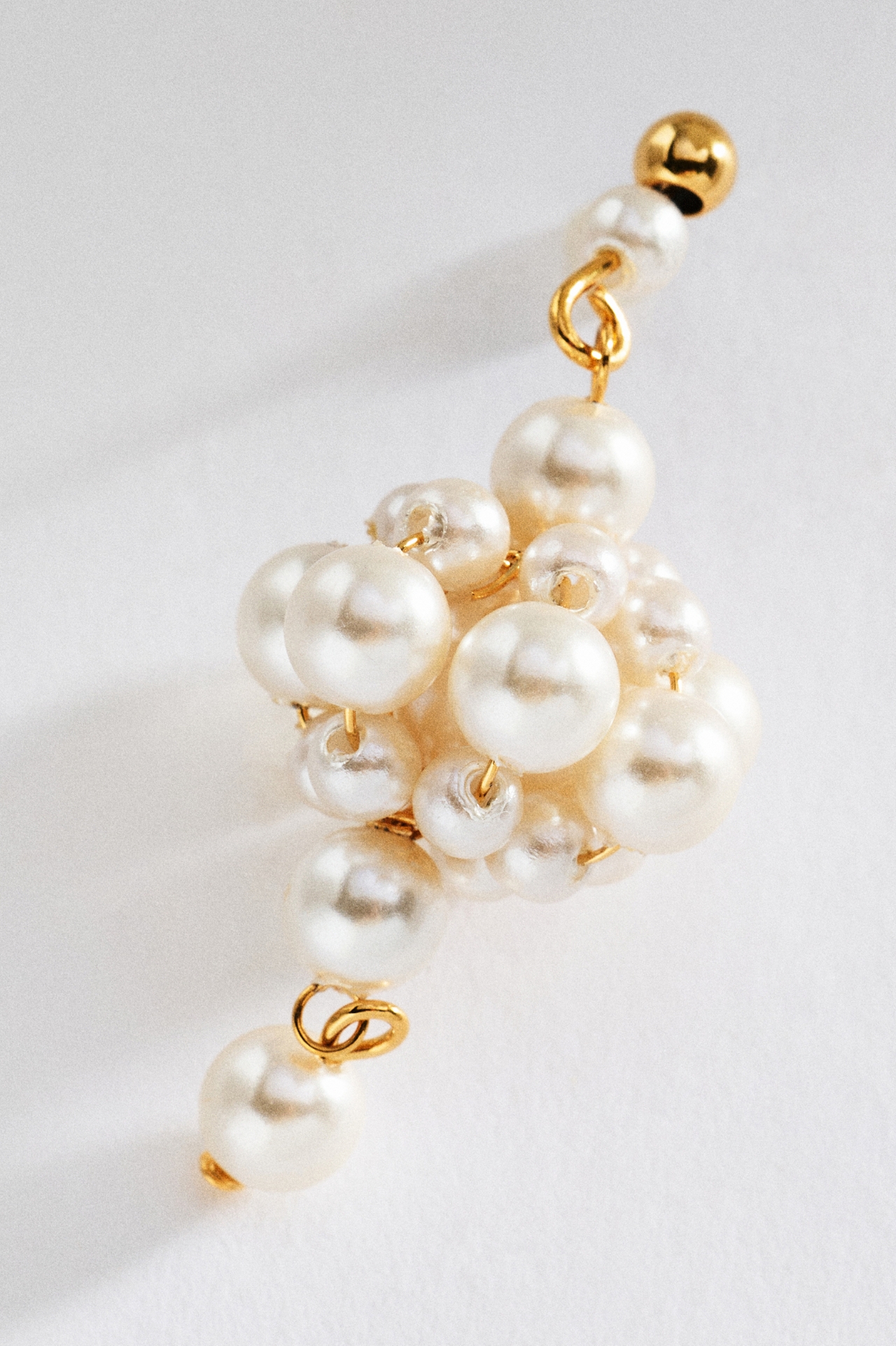 Pearl Cluster Earrings