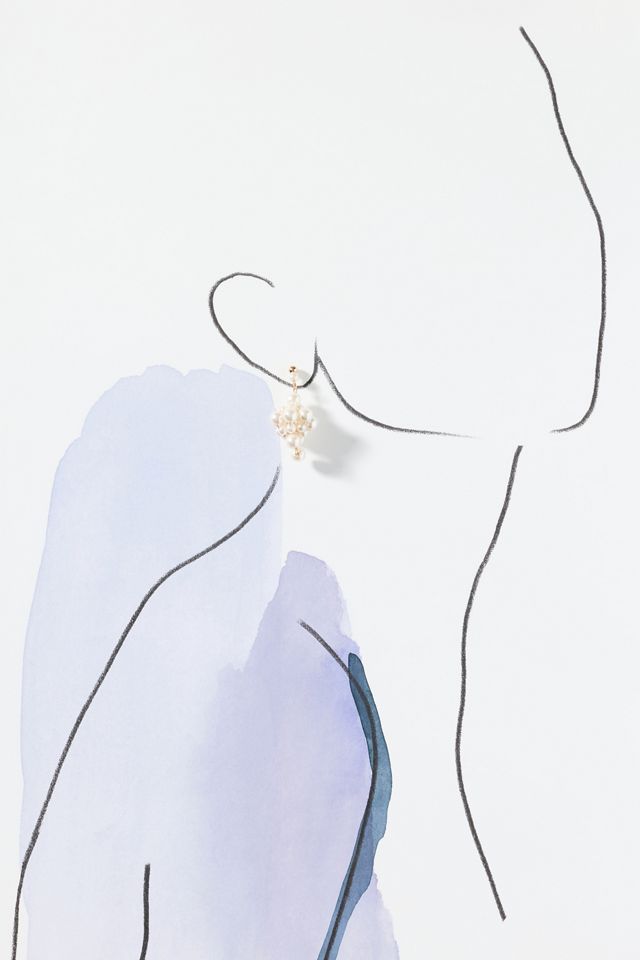 Pearl Cluster Earrings #2