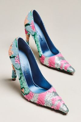 Jeffrey Campbell Good Sequin Pumps