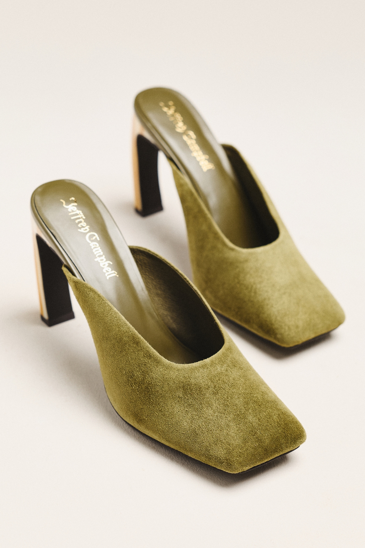 Jeffrey Campbell Mittz Square-Toe Heels