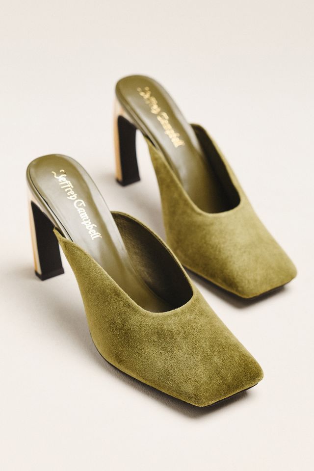Jeffrey Campbell Mittz Square-Toe Heels | Anthropologie