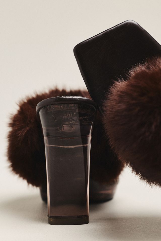 Jeffrey Campbell Delusions Faux Fur Heels #2
