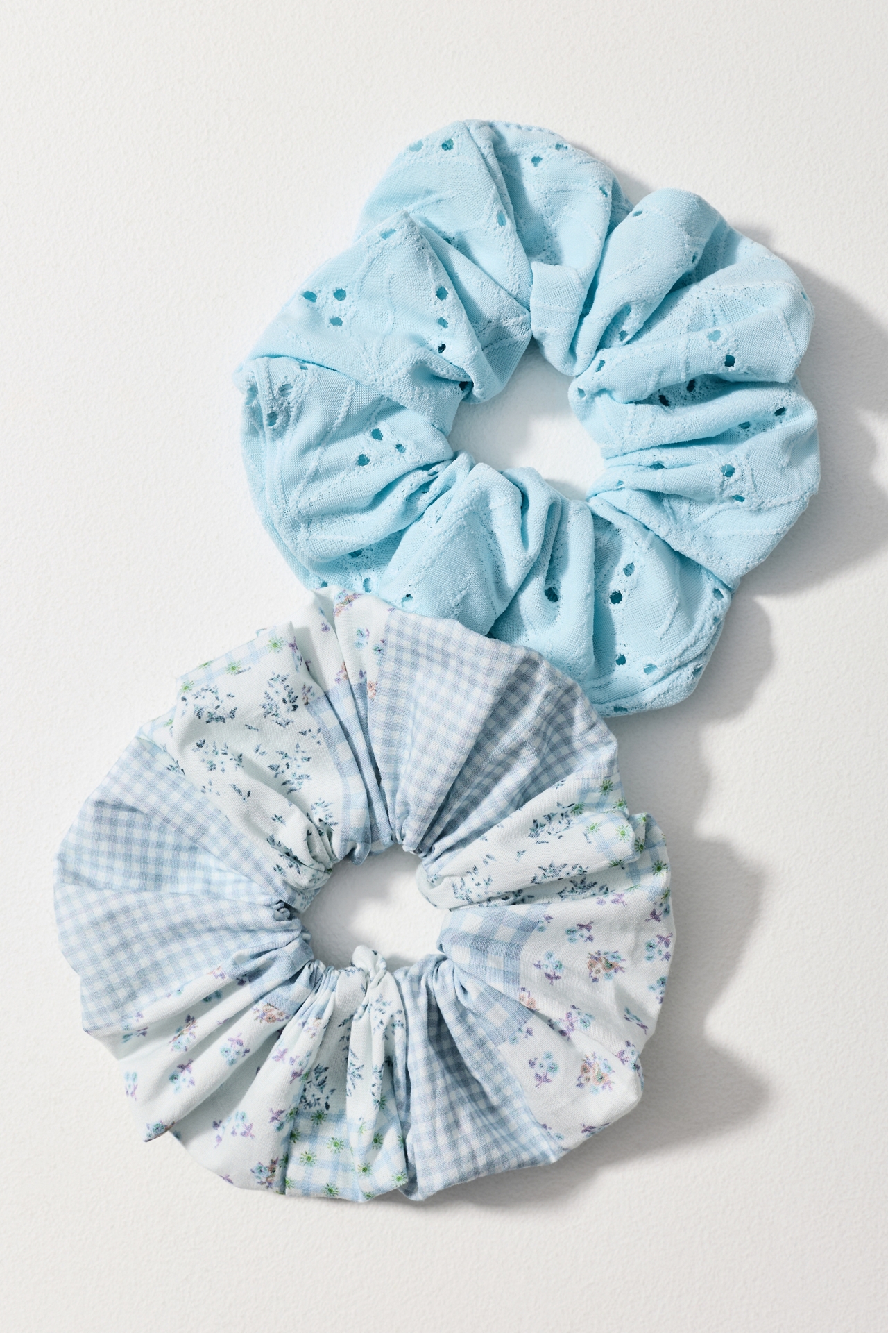 Serefina Satin Scrunchies, Set of 2