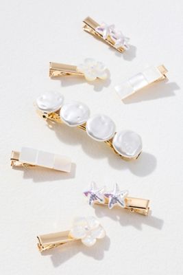 Mermaid Hair Clips, Set of 7