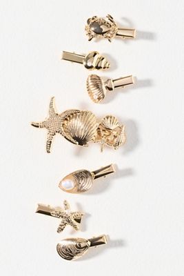 Mermaid Hair Clips, Set of 7