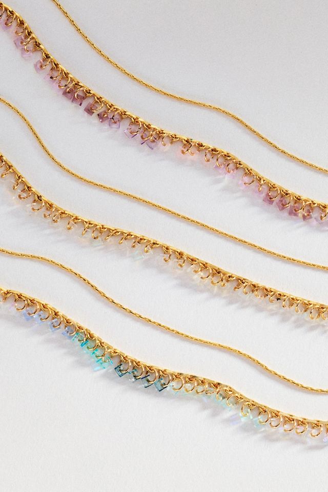 Delicate Layered Beaded Necklace #1