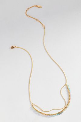 Delicate Layered Beaded Necklace