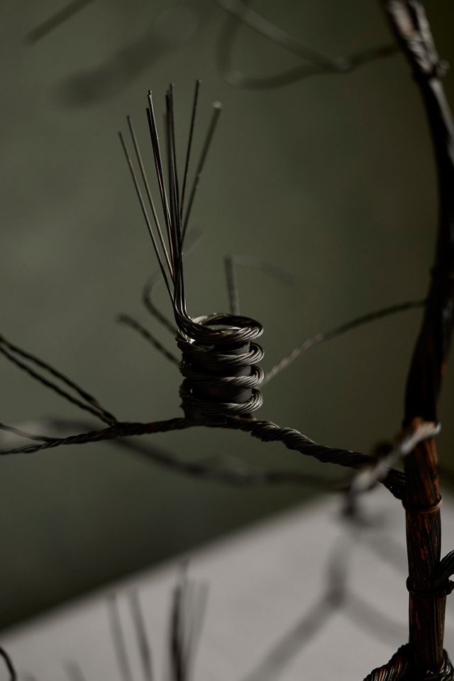 Spooky Tree Iron Wire Candelabra #1
