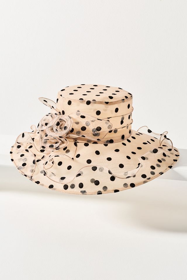 San Diego Hat Co. Polka Dot Boater #1