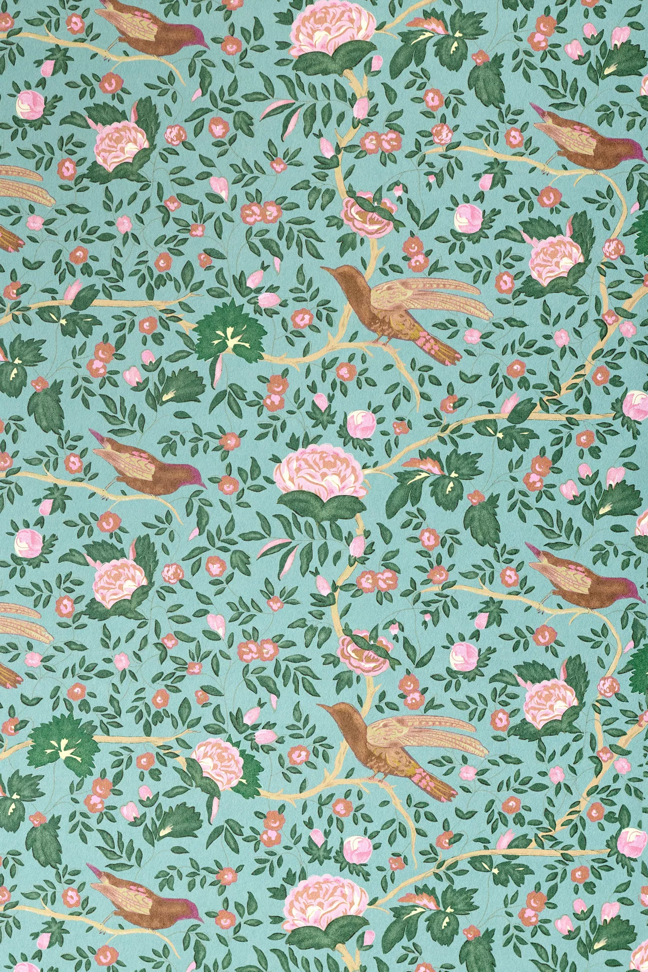 Wren Bird Print Wallpaper - thumbnail 2