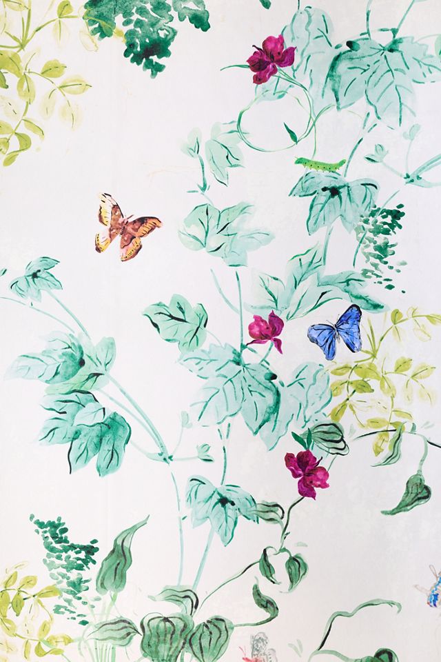 Lya Butterfly Garden Wallpaper Mural #1