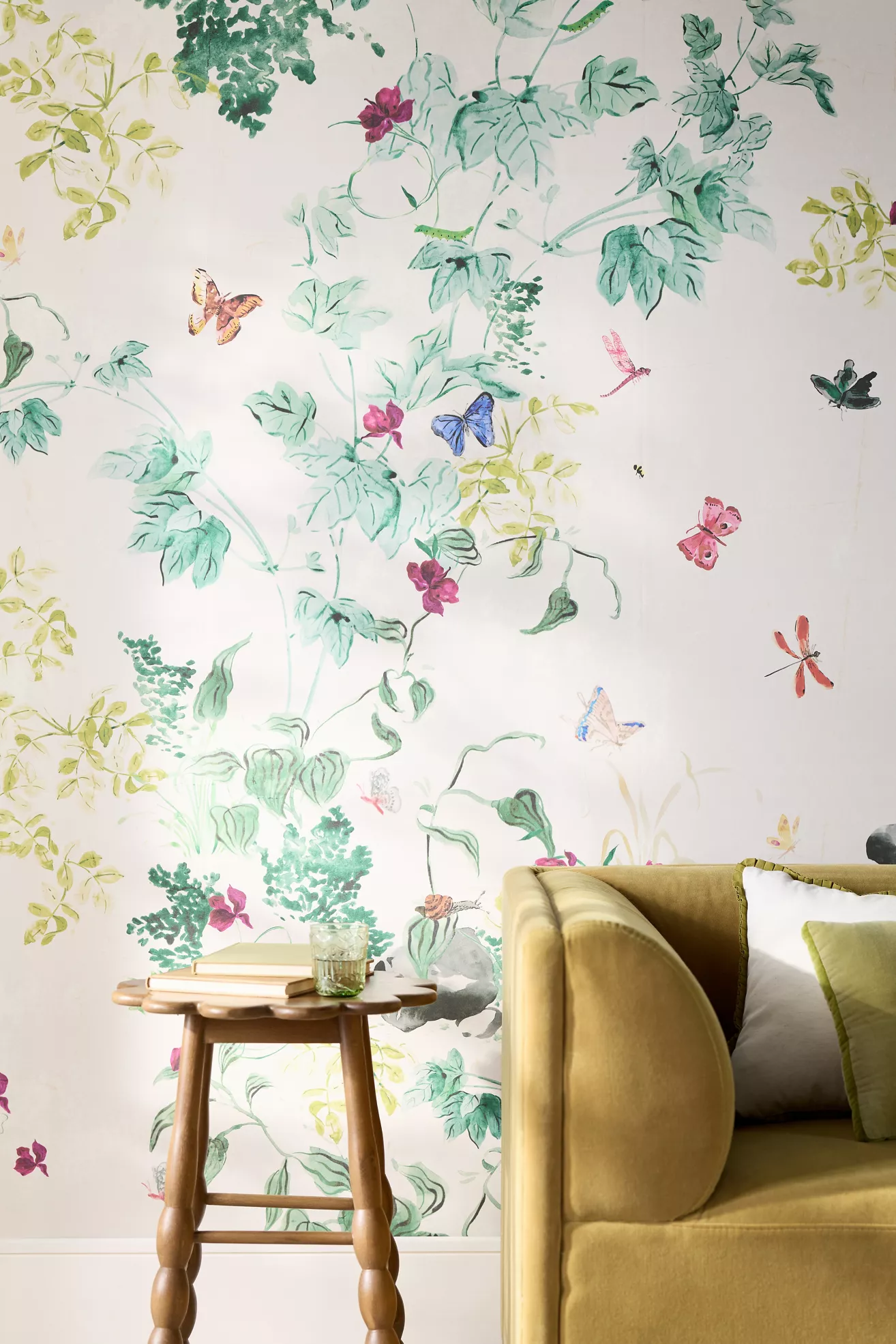 Lya Butterfly Garden Wallpaper Mural