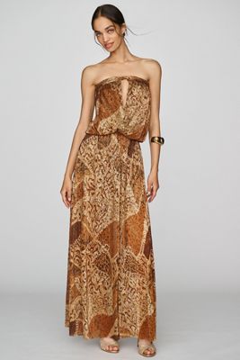 Sabina Musayev Asa Strapless Maxi Dress