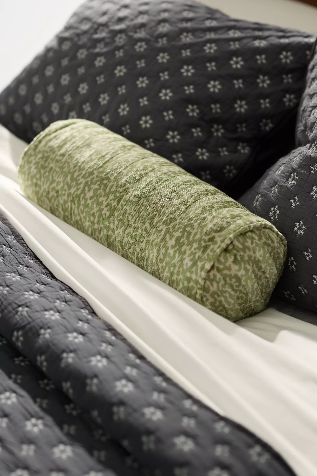 Woven Striped Jacquard Bolster - thumbnail 2