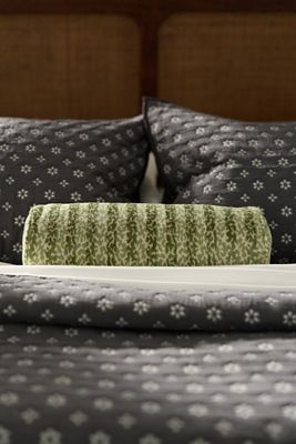 Woven Striped Jacquard Bolster