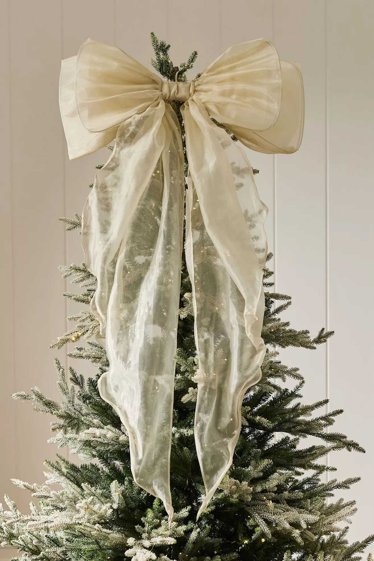 Organza Bow Tree Topper