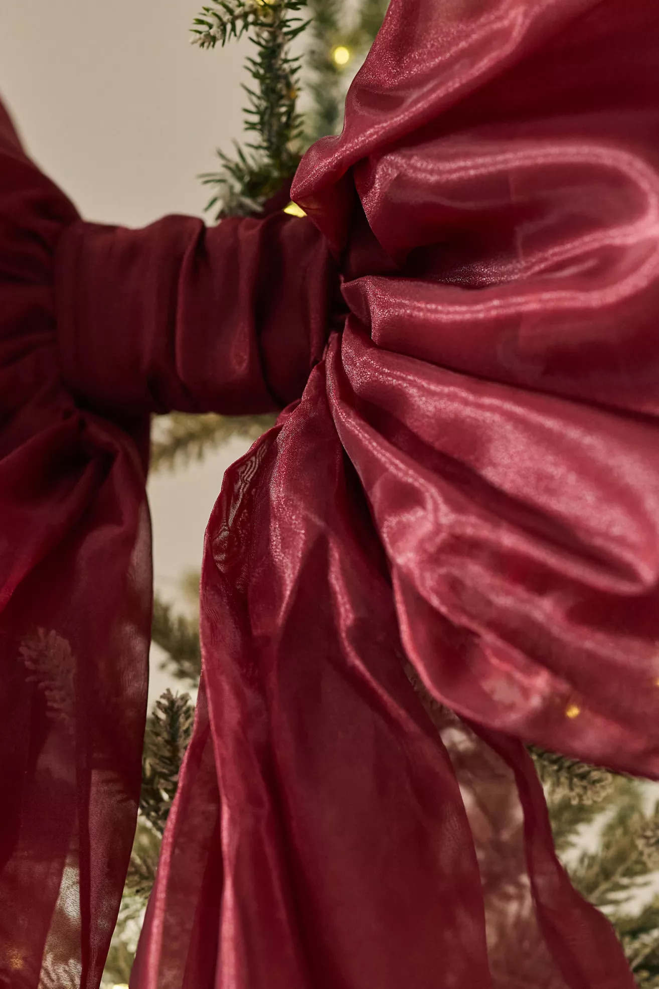 Organza Bow Tree Topper - thumbnail 4