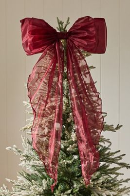 Organza Bow Tree Topper