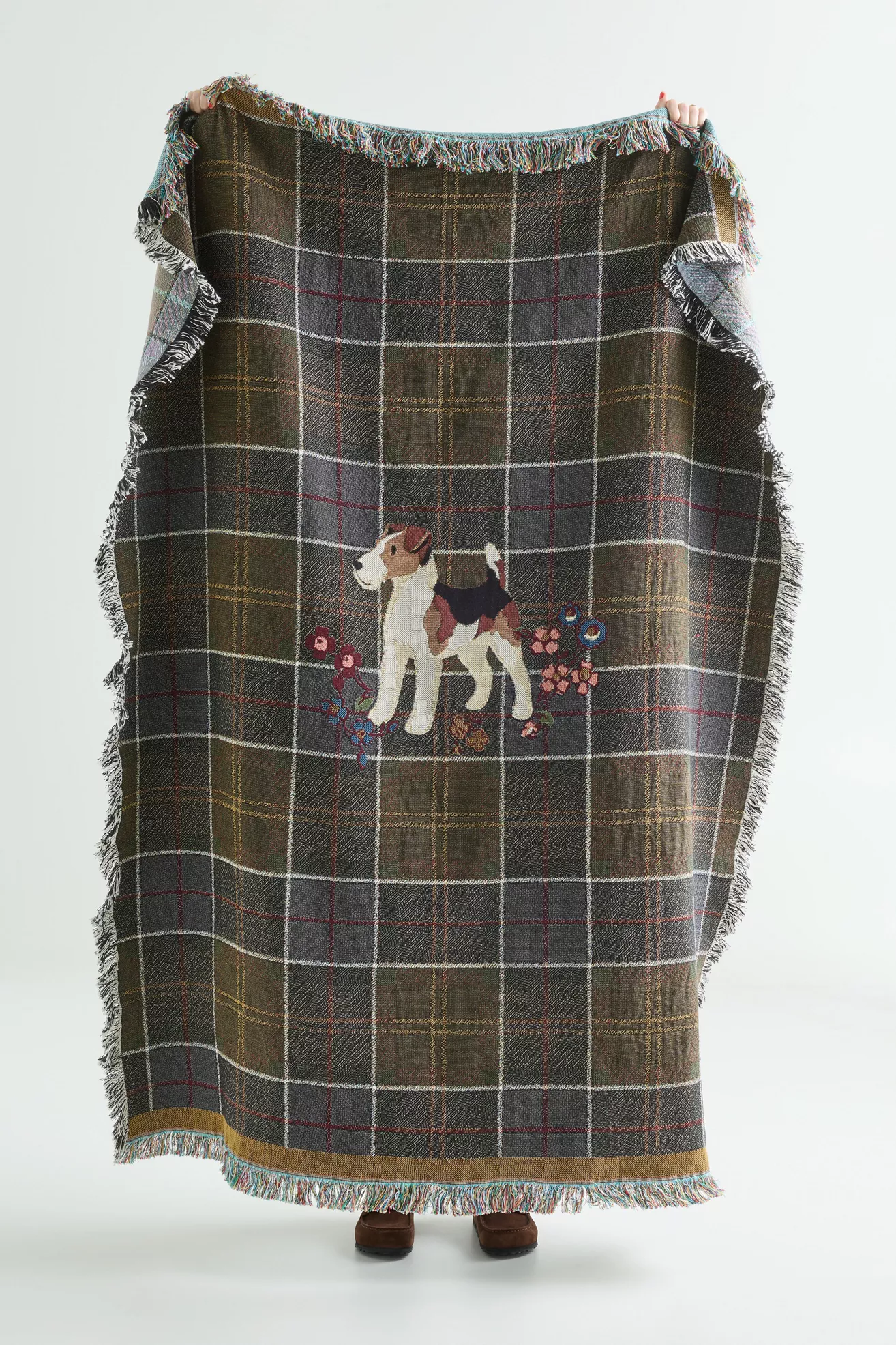 Babour x Anthropologie 100% Cotton Woven Throw Blanket