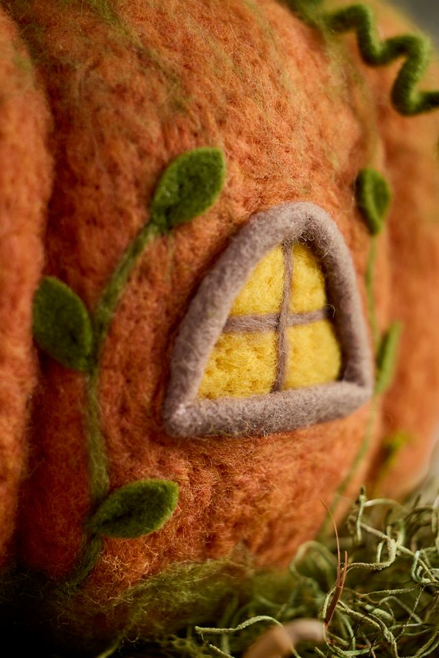 Felt Pumpkin House #1