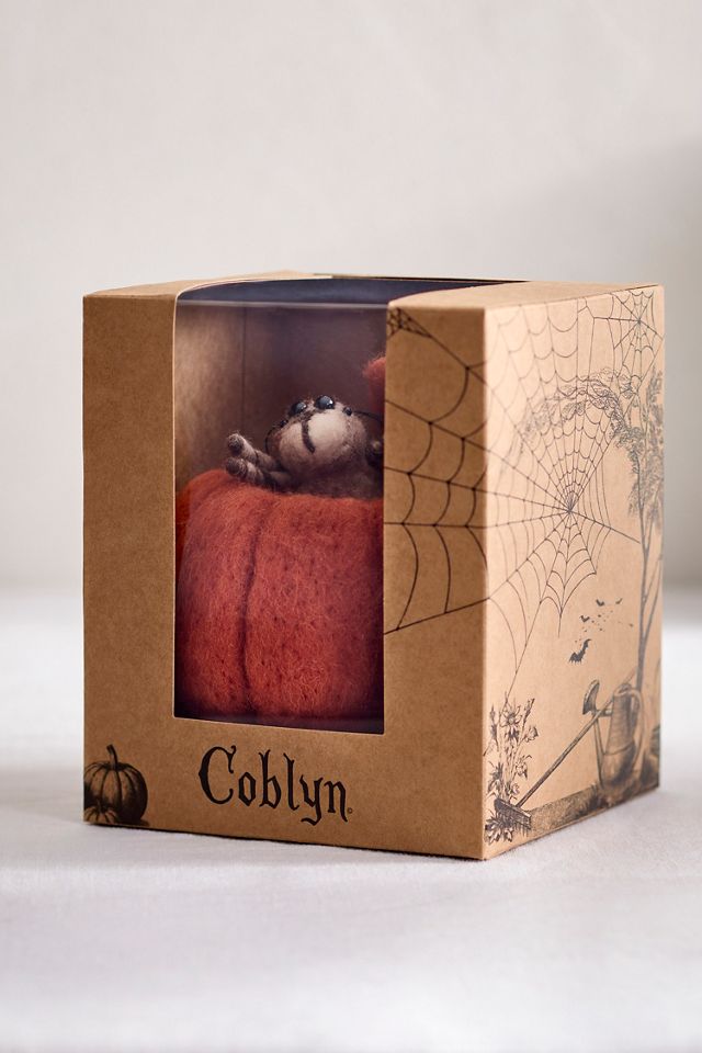 Coblyn Spider + Pumpkin Felt Critter #2