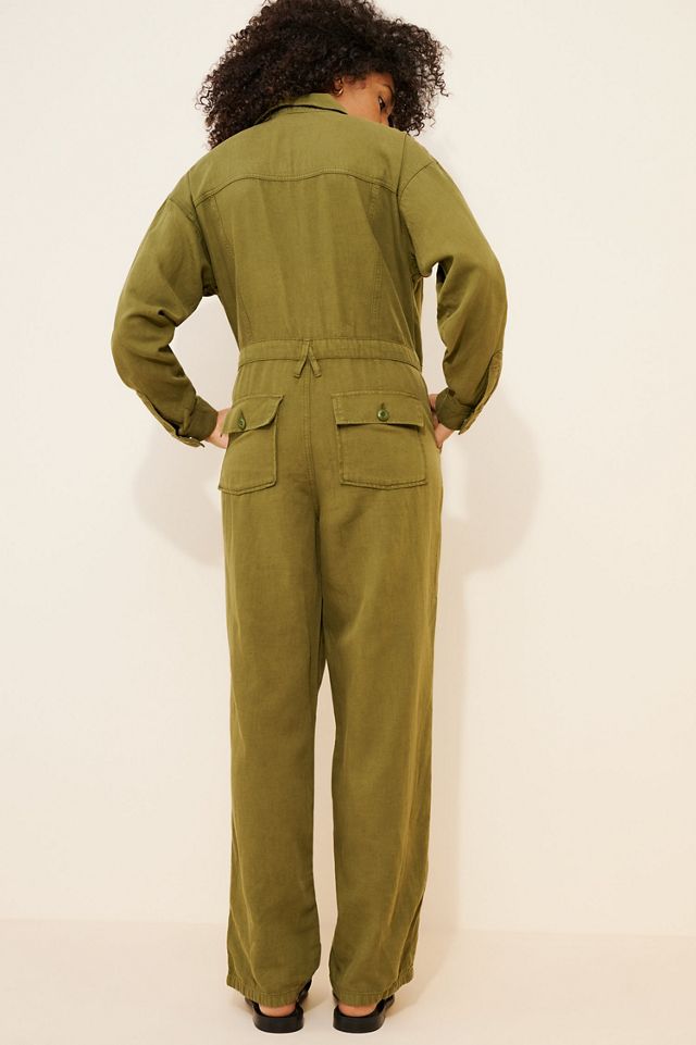 Good American Lite Linen Oversized Jumpsuit #2