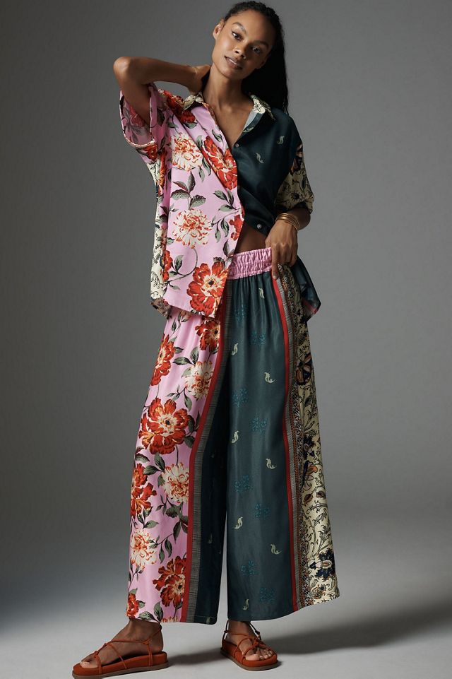 シャツ+ブラウス(長袖+七分) [Aarchive]90s Floral Silk All-over Shirt Aarchive]90s Floral Silk All-over Shirtの通販 by sol7heavy's shop