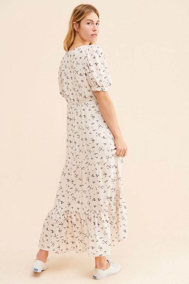Saltwater Luxe Puff Sleeve Tiered Maxi Dress #2