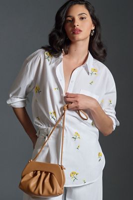 Maeve The Bennet Buttondown Shirt: Embroidered Edition