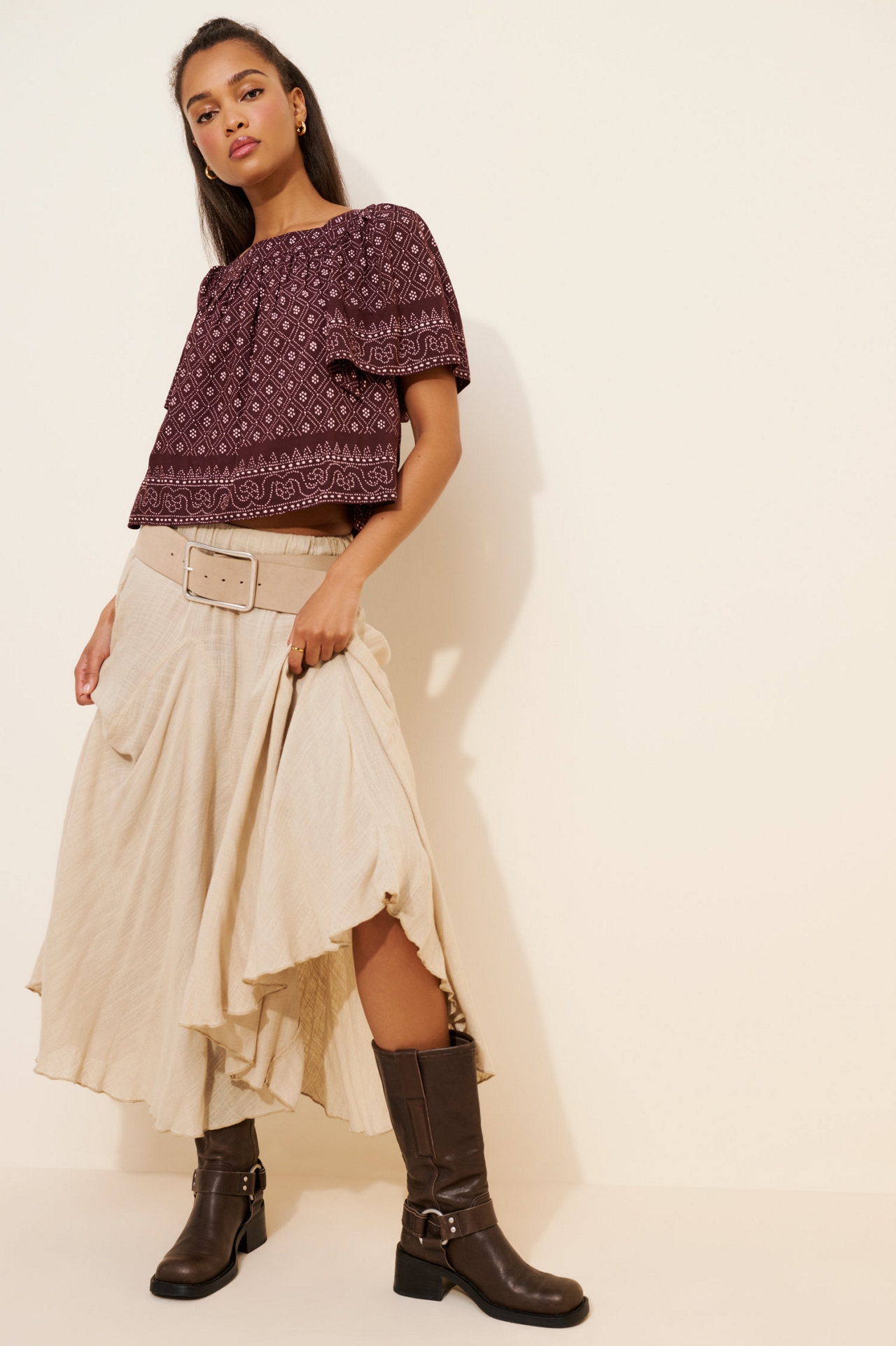 Madewell Hara Square Neck Top