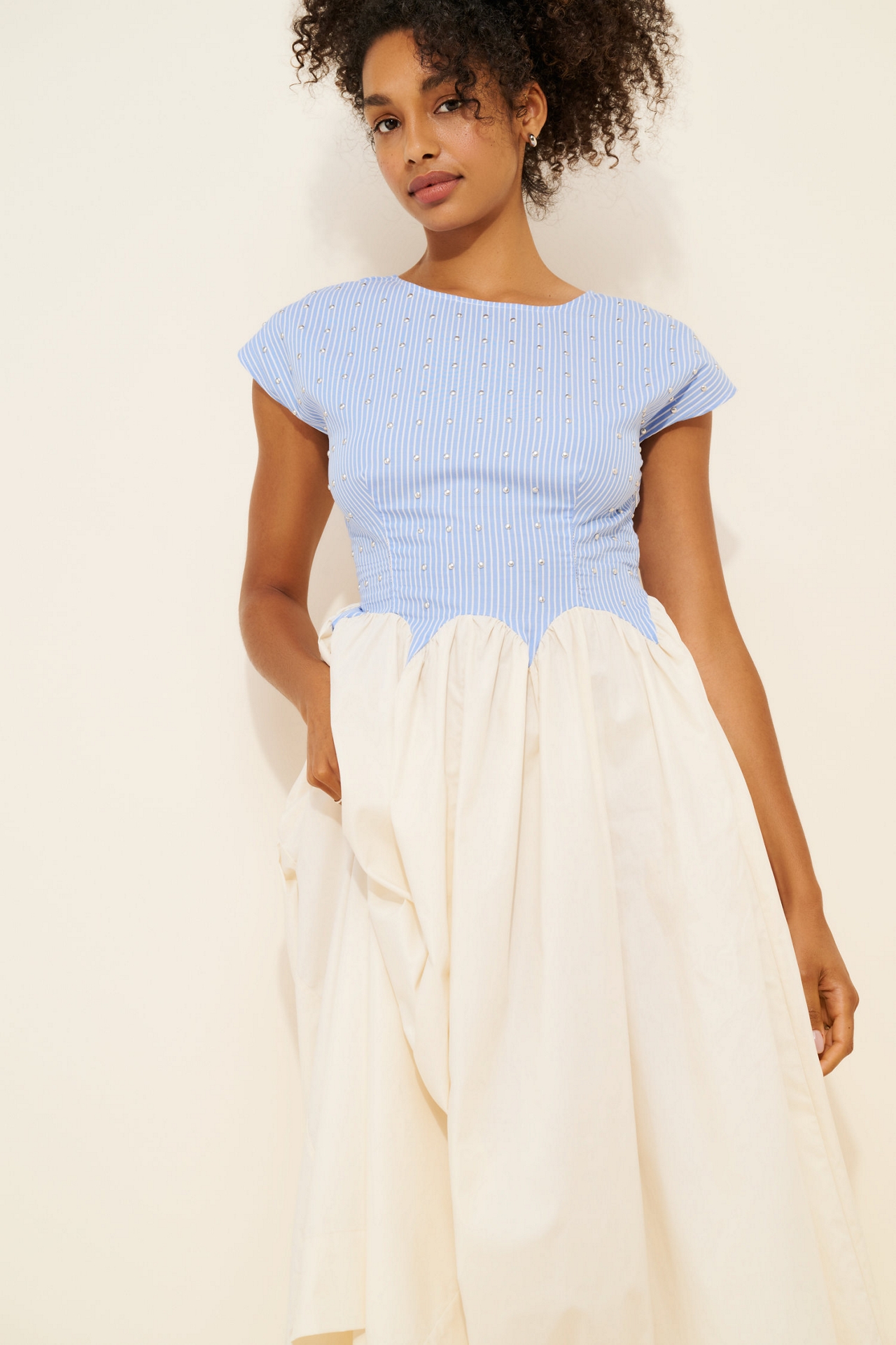 Never Fully Dressed Stripe Monika Maxi Dress