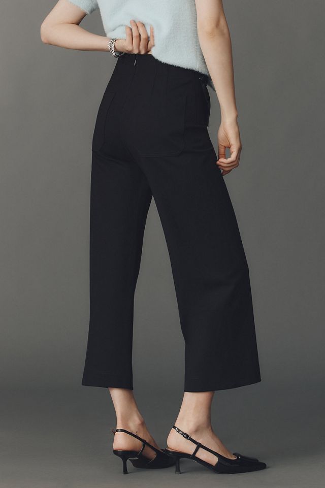 Maeve The Colette Crop Bow-Waist Pants #1