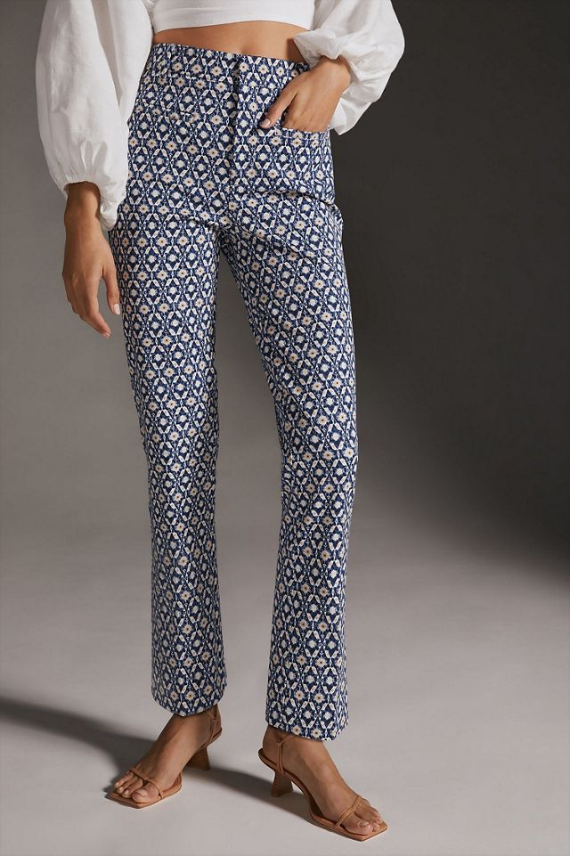Maeve Essential High-Rise Kick-Flare Pants #1