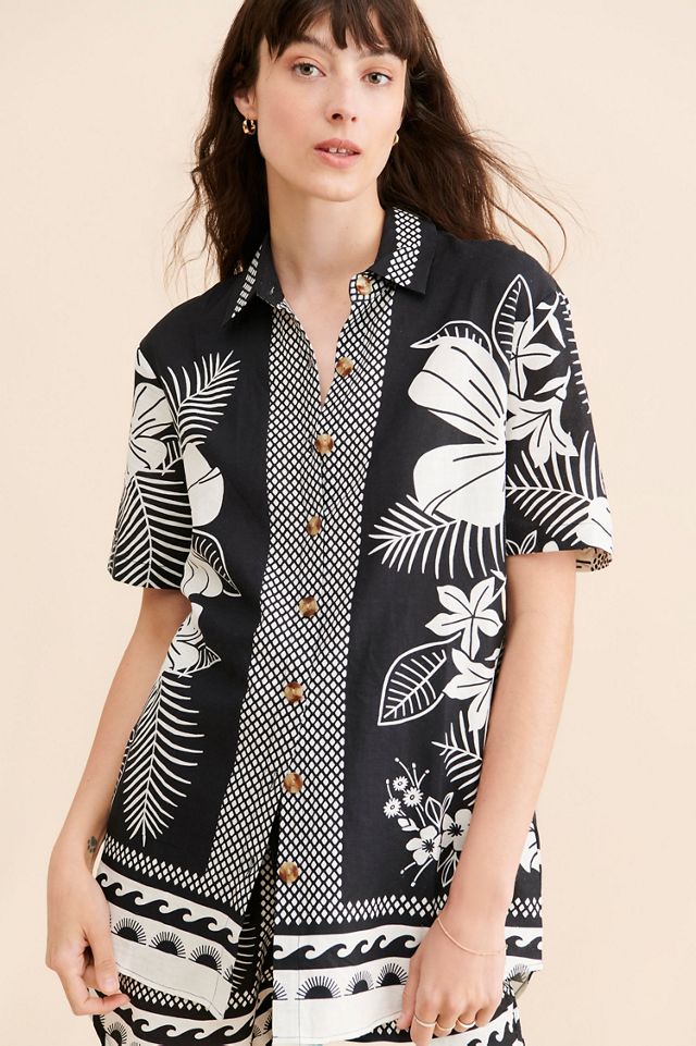 FARM Rio Macaw Elegance Buttondown #4