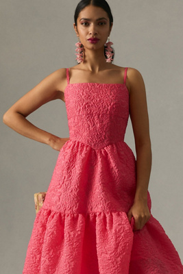 hutch sheer corset dress Hutch Tiered Corset Dress