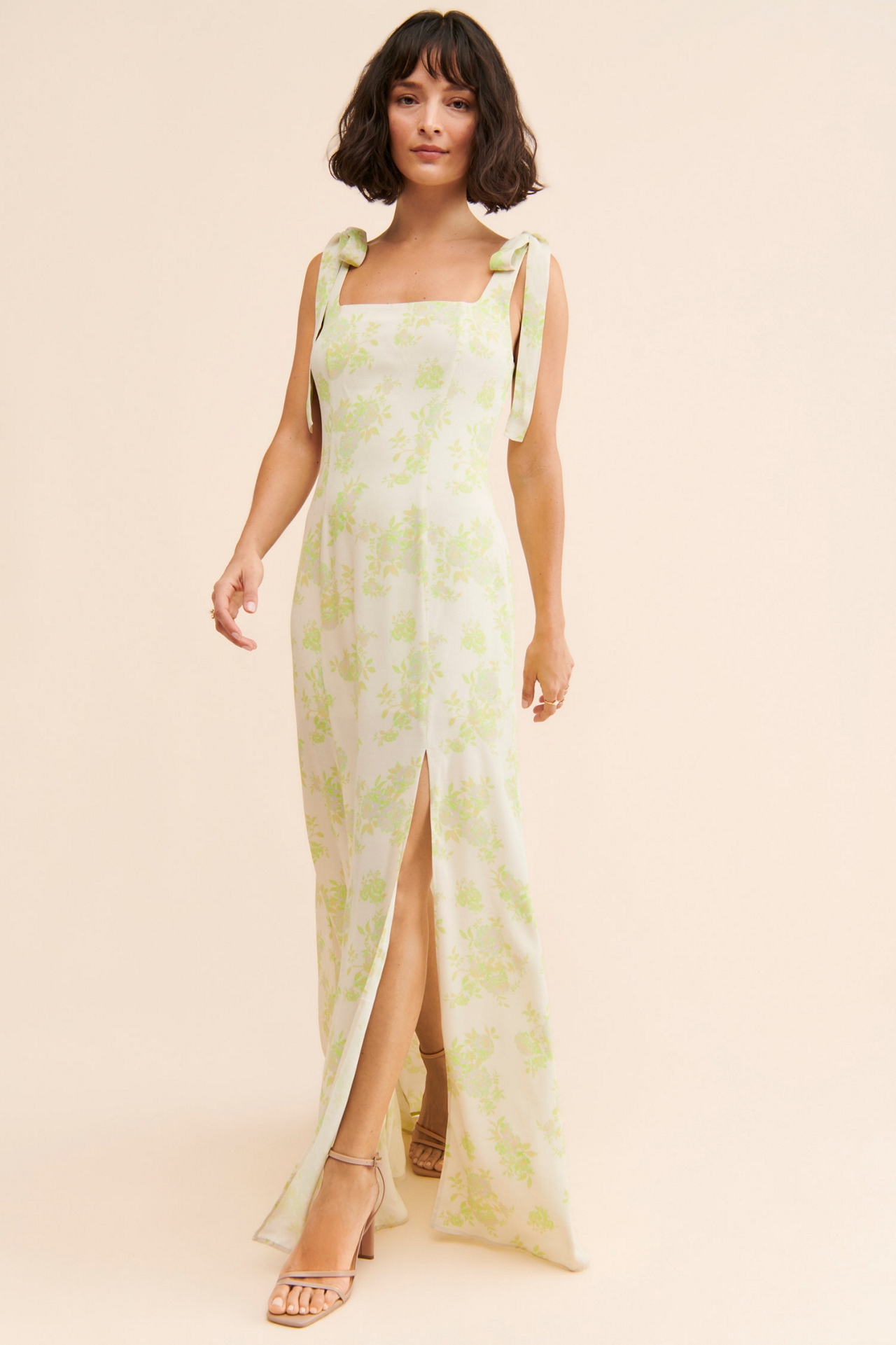 Awaylee Tie Strap Maxi Dress