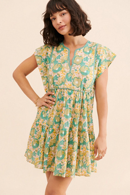 sonoma cotton dresses Women's Sonoma Goods For Life A-Line Midi Shirt Dress, Size: XXL, Lemon Sorbet Stripe