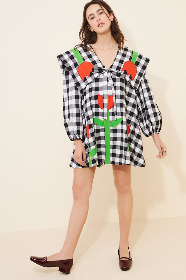 Boyko Florence Gingham Mini Dress | Anthropologie
