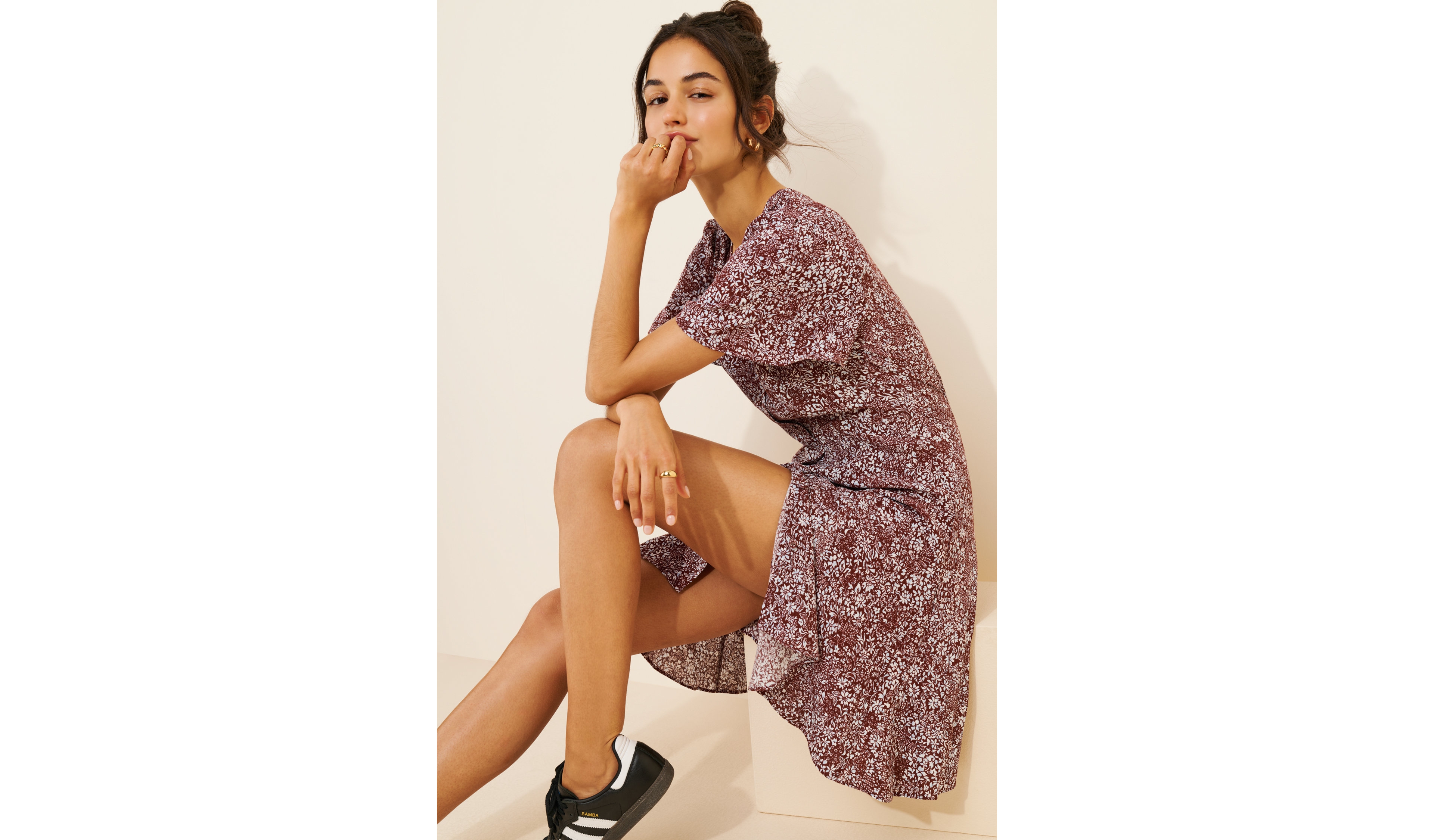 Madewell Modern Femme Short Sleeve Mini Dress