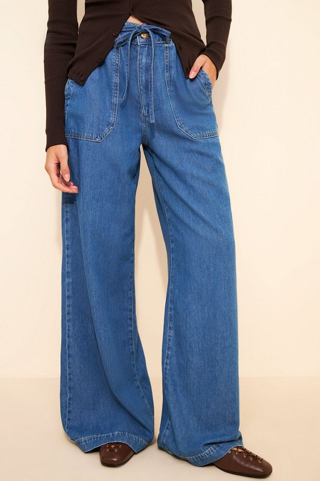 PAIGE Rumi Wide-Leg Jeans | Anthropologie