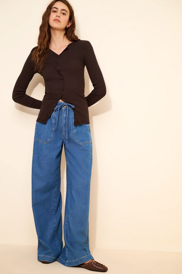 PAIGE Rumi Wide-Leg Jeans | Anthropologie