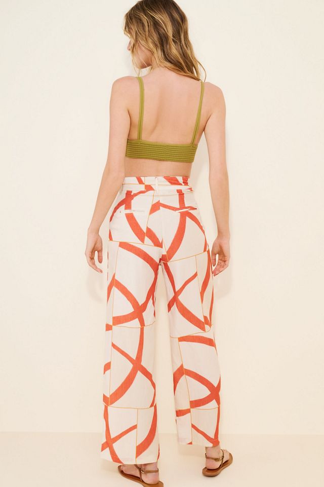 Little Lies Yasmin Linen Blend Wide Leg Pants #2