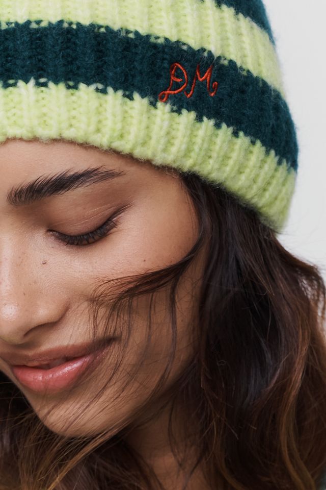 Damson Madder Striped Beanie #1